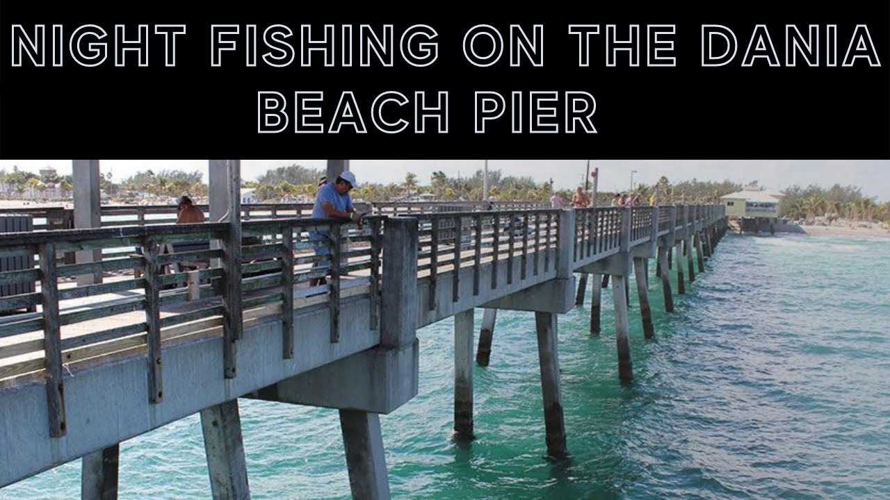 Night Fishing on the Dania Beach Pier YouTube