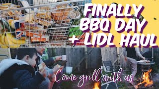 Barbeque day in UK + Lidl haul for food shopping / Filipina living in UK