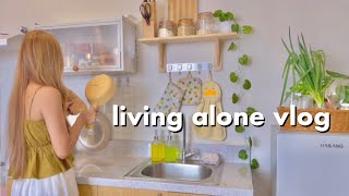 cozy kitchen makeover vlog 🍳🌱 | designing a condo renter-friendly diy kitchen | living alone in ph