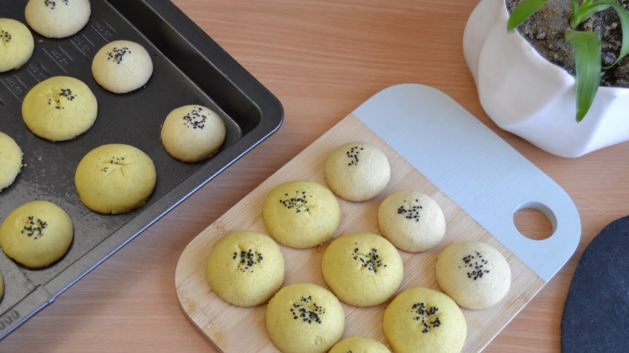 شیرینی ئاسان به ئاردی برنج/چۆنیتی دروستکردنی شیرینی نان برنجی کرماشان زۆر بە ئاسانی