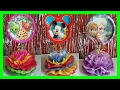 Centro de Mesas para fiesta de niños / Shopkins, Mickey Mouse, and Frozen DIY Party Centerpieces