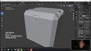 BLENDER 2.8: Modeling a SciFi Crate (Part 4)