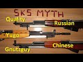 Sks myth yugo meilleure qualit contre le russe et le chinois m5966a1 autres vidos sks voir description