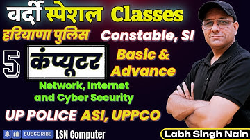 Haryana Police SI/Constable UP Police, UPPCO UP ASI Computer Series 🔥 Exam Target | PYQs + Practice