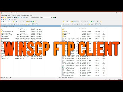 WinSCP FTP Client Overview