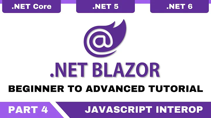 Blazor Tutorial C# - Part 4 - Blazor Javascript Interop | Blazor Javascript Isolation