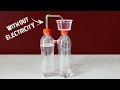 How to make automatic water fountain without electricity  nonstop water fountain  science project