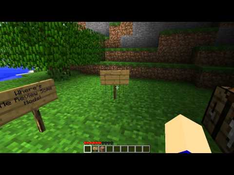 Minecraft: Mod Review Ep. 2 - Sign Edit (Live Commentary)