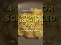 How to make better scrambled eggs in 60 seconds