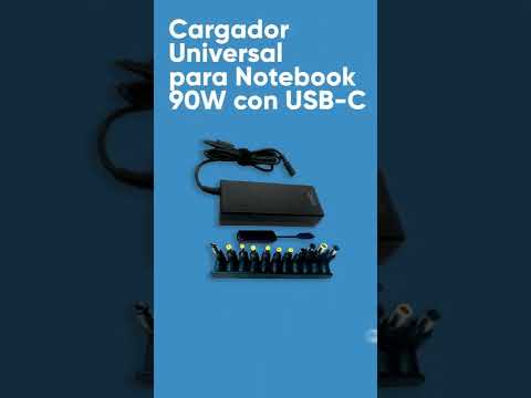 Cargador Universal para Notebook 90W con USB-C - QTCUN90