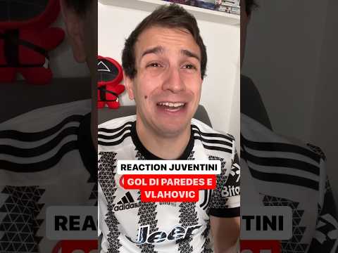 JUVENTUS VS LECCE 2 a 1 - REACTION AI GOL JUVENTINI - Alessandro Vanoni #shorts