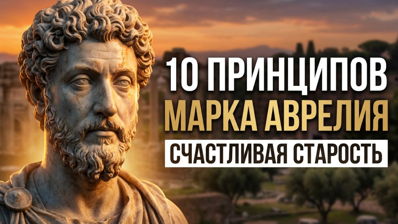 10 принципов Марка Аврелия, которые сделают СТАРОСТЬ счастливой | Стоицизм и мудрость жизни