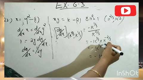 Exercise 6.3 (Part 4) | Chapter : Application of Derivatives | Class 12 Mathematics