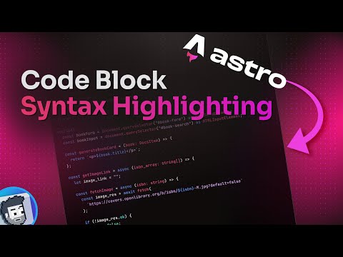 Code Block Syntax Highlighting in Astro