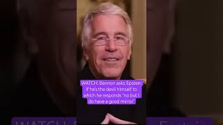 #Bannon asks #Epstein if he’s the devil himself — “no but I do have a good mirror” 🟣🇺🇸 #DOJ