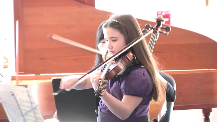 Amanda Hartman Plays Vivaldi  Concerto for Two Vio...