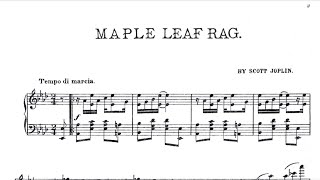 Maple Leaf Rag (Scott Joplin, 1899) [WITH SWING] - played by Victor Beck
