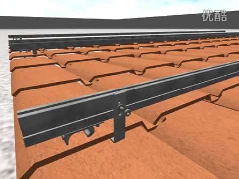 Install Video Of Solar Mounting System For Ceramic Tile Roof 1 You