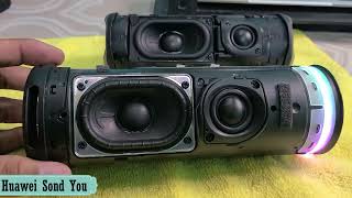 Huawei Sound You vs JBL Flip 6, How they sound, Woofer and Tweeter.