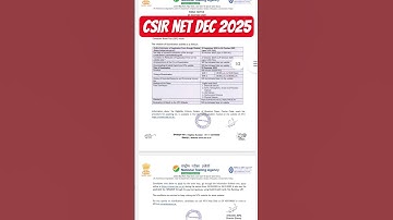 CSIR NET DEC 2025 #csir #csirnet #physics #phd #iit