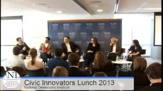 National Democratic Institute's Civic Innovators: NDI's 2013 Democracy Award Recipients