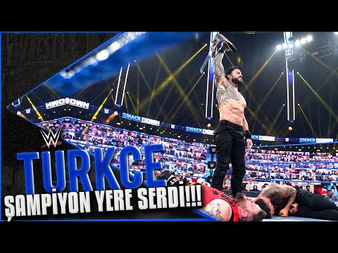 SmackDown Türkçe Altyazı | Şampiyon Roman Reigns Rakiplerini YERE SERDİ!!!