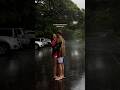 kissing in the rain #fyp #trending #rain #love