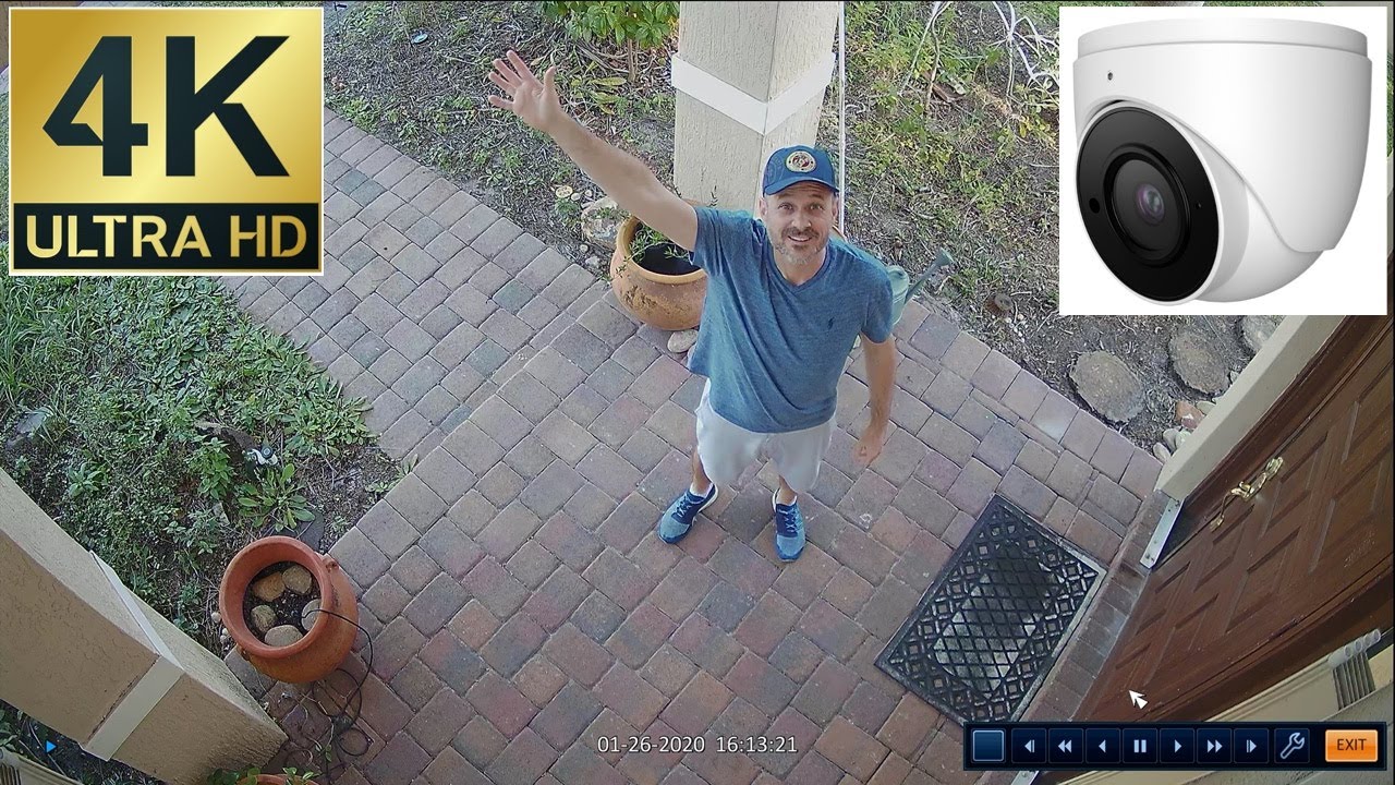 4K Home Security Camera System - YouTube