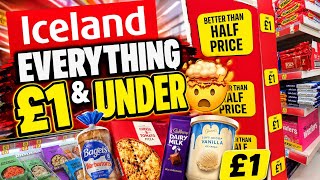 EVERYTHING £1 & UNDER AT ICELAND‼️ Cheapest UK Food Deals 🤯 Budget Grocery Haul for Big Families 🍴