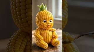 #shortvideo #Corn Feeding Time Fun 🌽😄 | Cute &amp; #Funny Food Story for Kids#trending