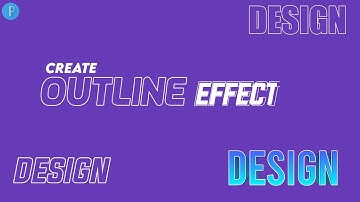 How to make outline text effect in pixellab | pixellab editing