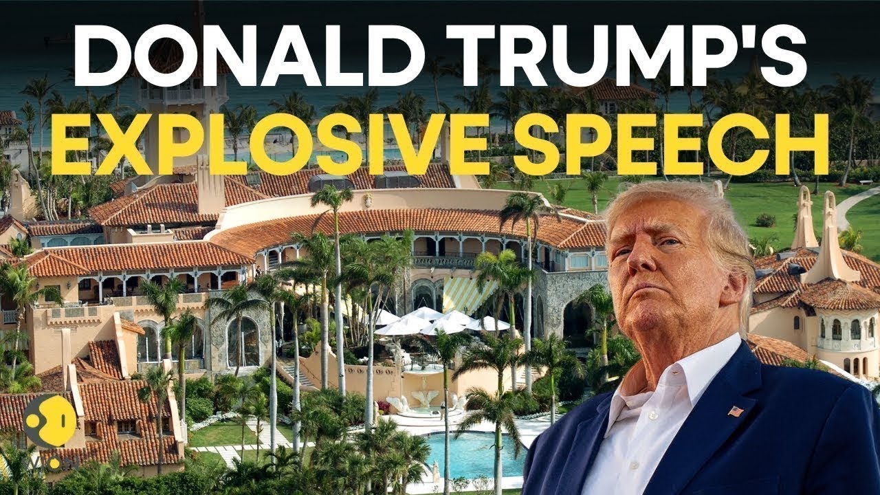 Donald Trump’s viral Mar-a-Lago speech following his arraignment in hush money payments case | WION