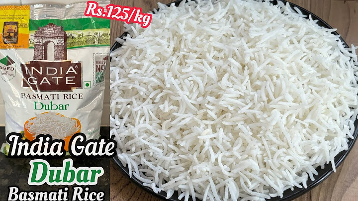 India gate dubar basmati rice review
