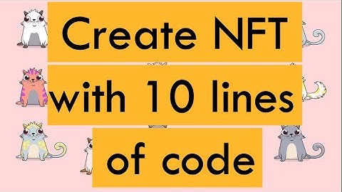 Create ERC 721 NFT with ten lines of code