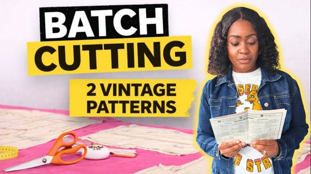 Да, вы можете выкроить сразу 2 винтажные выкройки (3 топа, выкроенные быстро, и 2 пары брюк ✂️) 😮