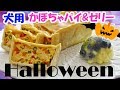手作り犬ご飯　犬用ハロウィンかぼちゃパイ&ゼリー　レシピ