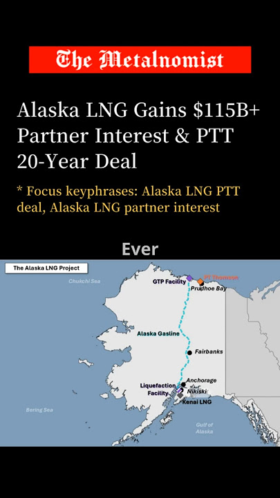 Alaska LNG Gains $115B Partner Interest & PTT 20-Year Deal | The Metalnomist