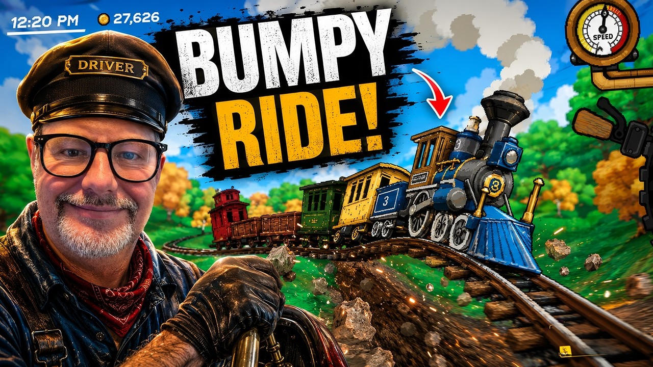 FIRST LOOK at A Bumpy Ride! | This Steam Train Game Is CHAOS - YouTube
