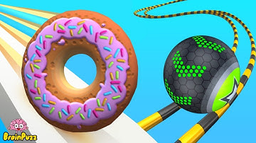 Going Balls | Coin Rush - All Level Gameplay iOS, Android - NEW APK Big UPDATE 🪙 Top Free Ad Games