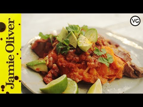 Mixed Bean Chilli with Avocado &amp; Sweet Potato | Tim Shieff