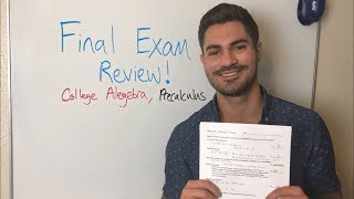 College Algebra Final Exam Review | Part One