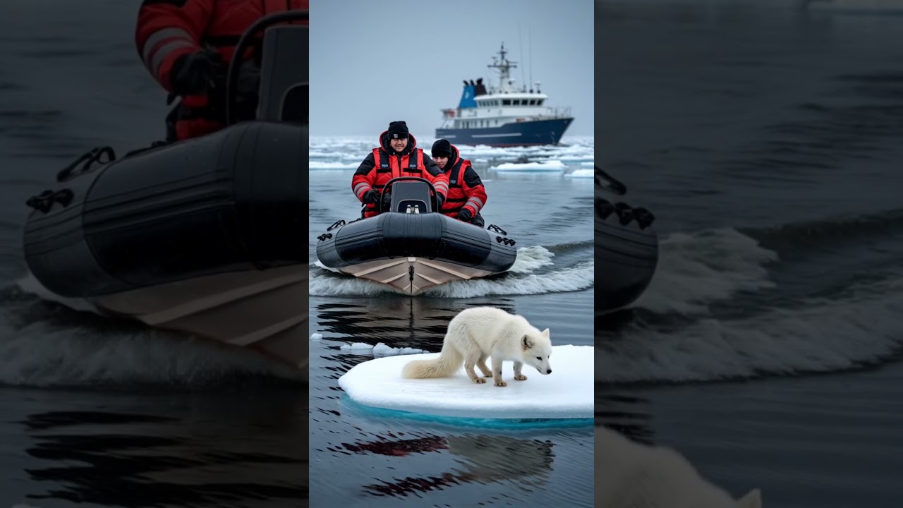 Rescued from the Ice! 🦊❄️ Arctic Fox’s Incredible Survival Story!
