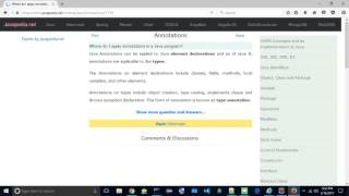 Where do I apply annotations in a Java program? | javapedia.net