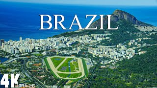 Bird's Eye View of BRAZIL in 4K UHD :  Relaxation Film 4K ( beautiful places in the world 4k )
