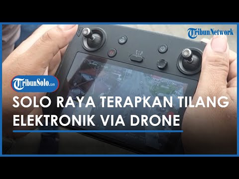 Pakai Drone Jenis Termahal & Canggih, 7 Daerah di Solo Raya Maksimalkan Penerapan Tilang Elektronik