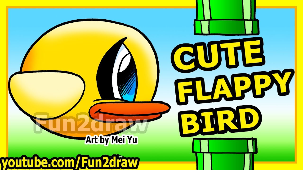 Flappy Bird  Flappy bird, Bird drawings, Bird sketch