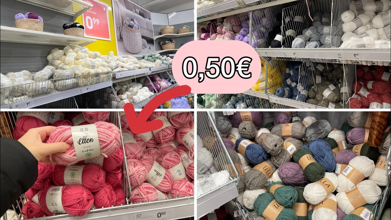 0,50€ FÜR WOLLE 😳 Wolle im Wochenangebot | Marycrochet