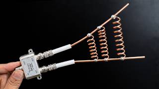 📡 How to Make a Simple TV Antenna Using a Splitter and Coaxial Cable