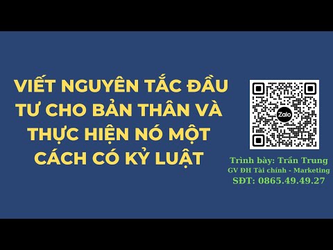 Video Học chứng khoán online |Hãy viết ra nguyên tắc đầu tư... - youtube
