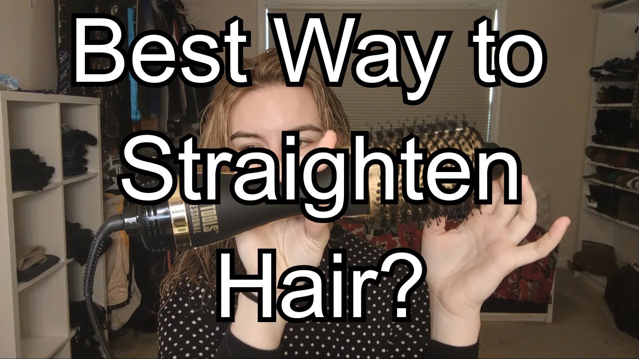 Best Way to Straighten Hair? Straightener vs Blow Dryer vs Blow Styler
